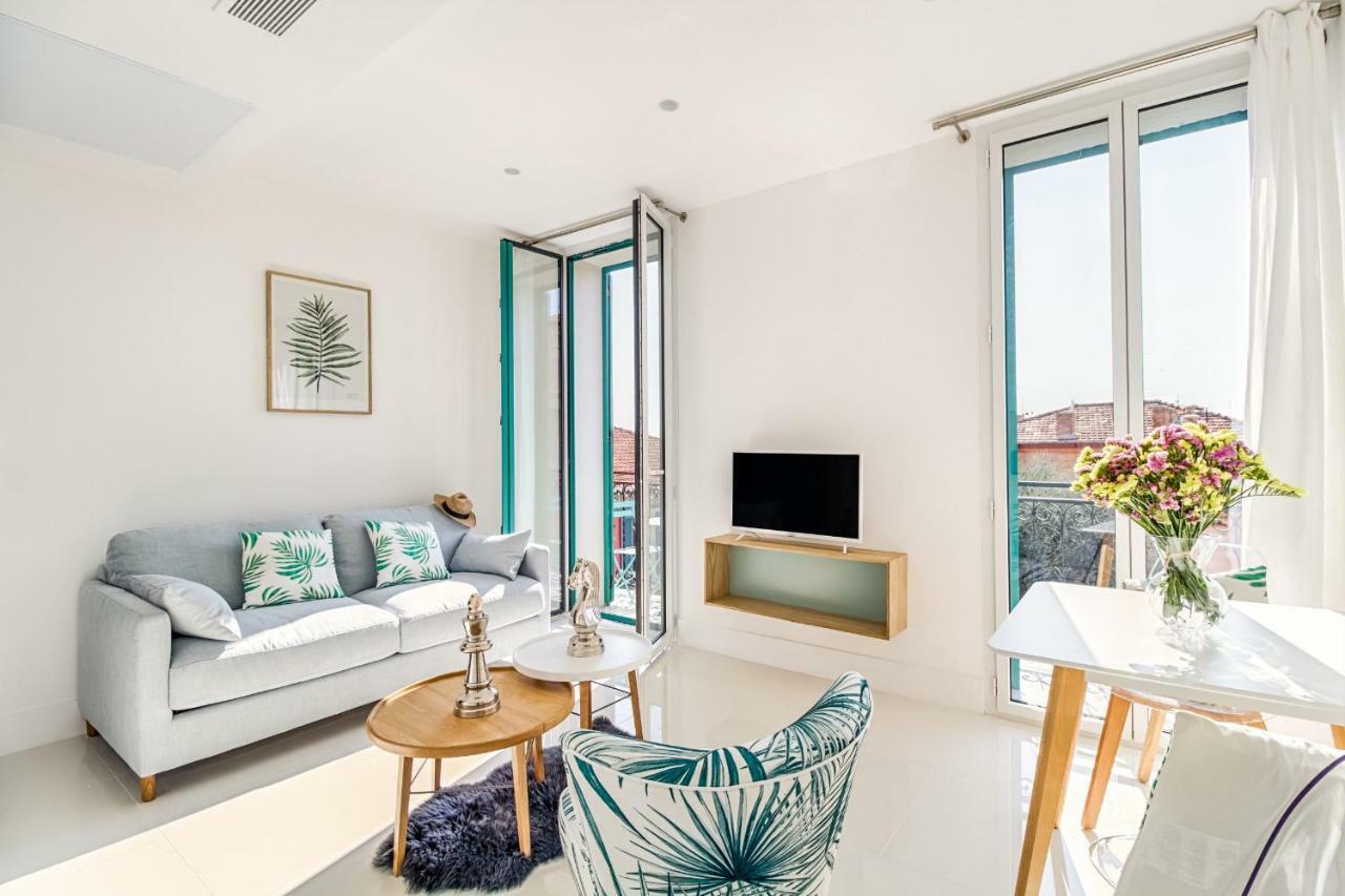 New ! Sea View Design + Balcony 203 Apartment วีลล์ฟรองซ์-ซูร์-แมร์ ภายนอก รูปภาพ